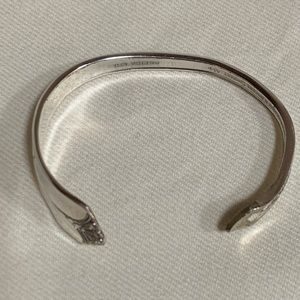 Vintage silver plated Spoon Cuff bracelet